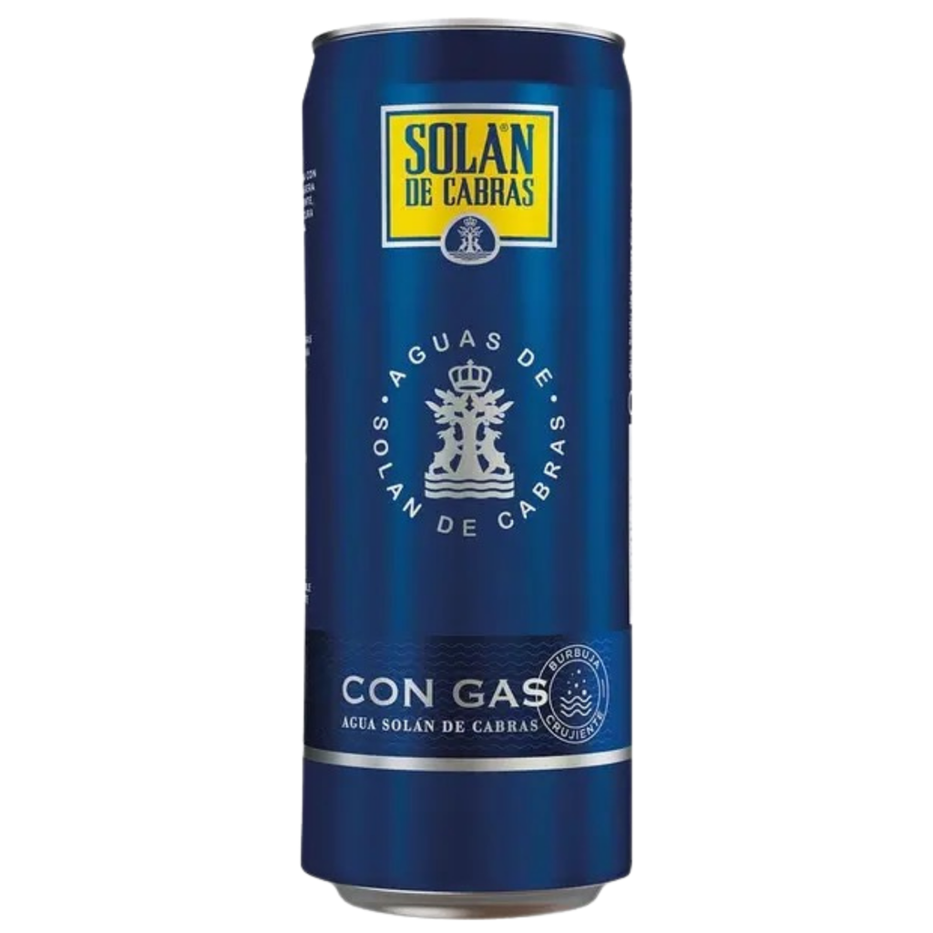 Agua Con Gas Solan De Cabras 33cl Lata 24 Unidades