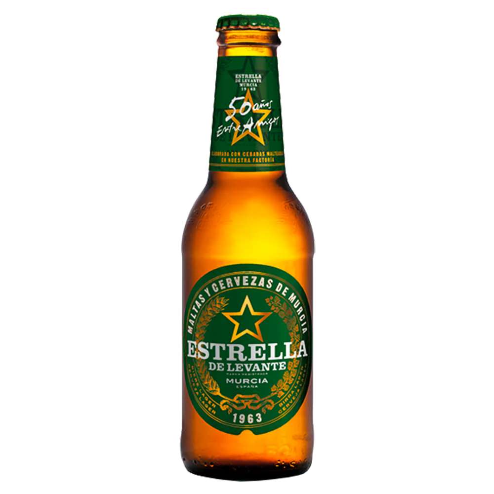 Cerveza Estrella De Levante Botella 25cl 24 Unidades