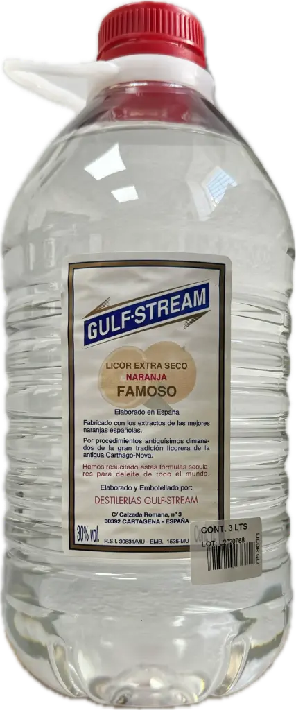 Licor Extra Seco Gulf 3L