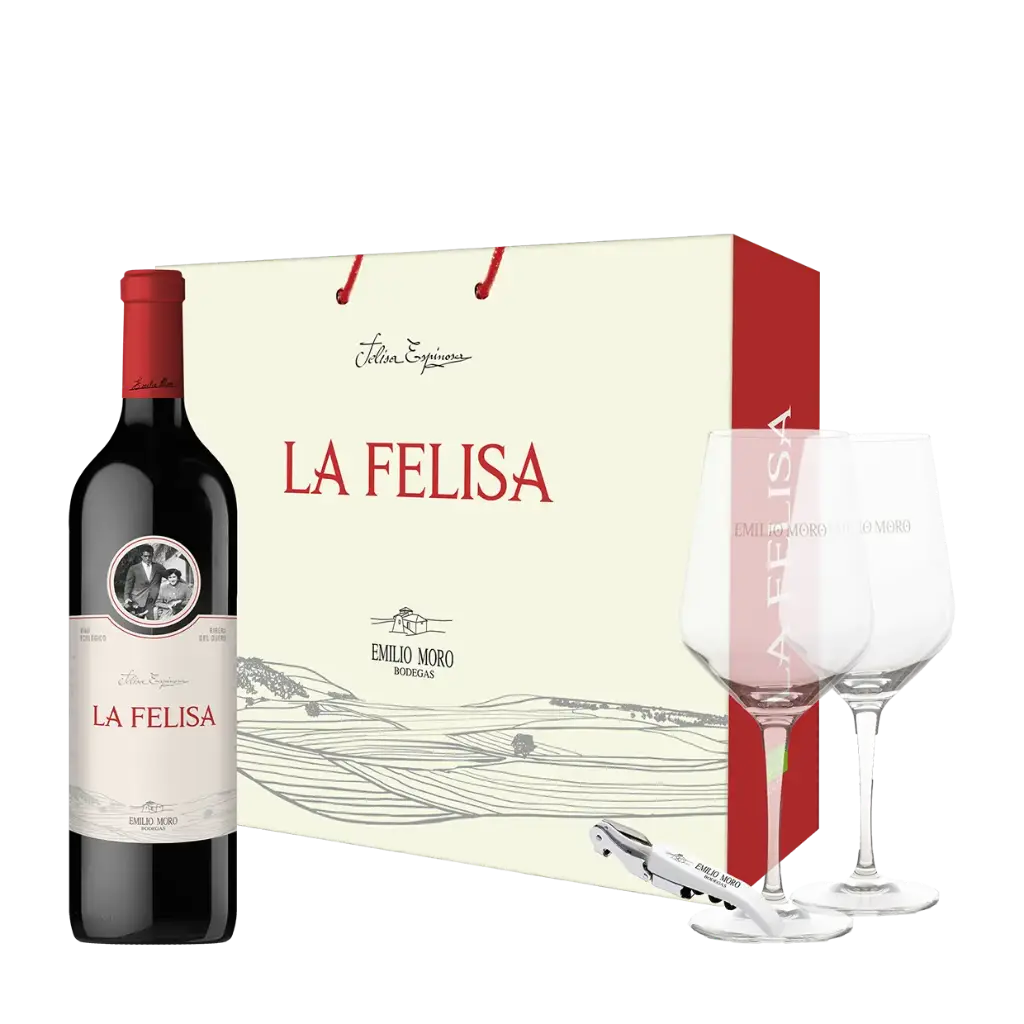Estuche La Felisa 2021 1 Botella + 2 Copas + Sacacorchos