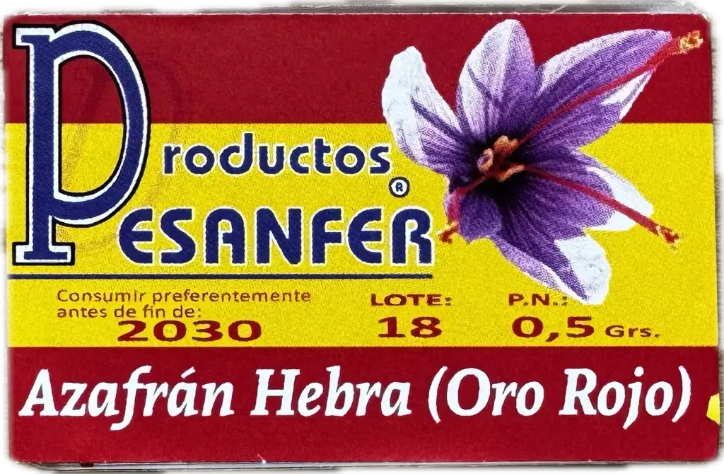 Azafrán Hebra Pesanfer 0.5gr 