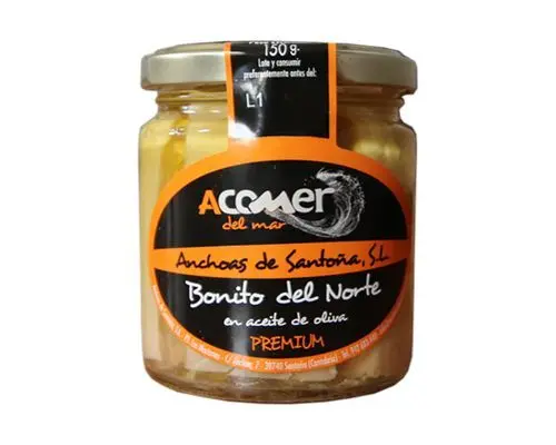 Bonito Del Norte En Aceite De Oliva Acomer Tarro Cristal 220Gr