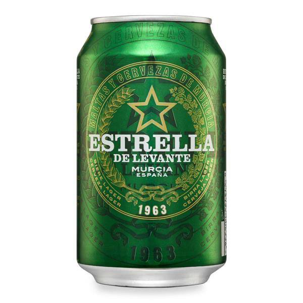 Cerveza Estrella De Levante Lata 33cl 24 Unidades