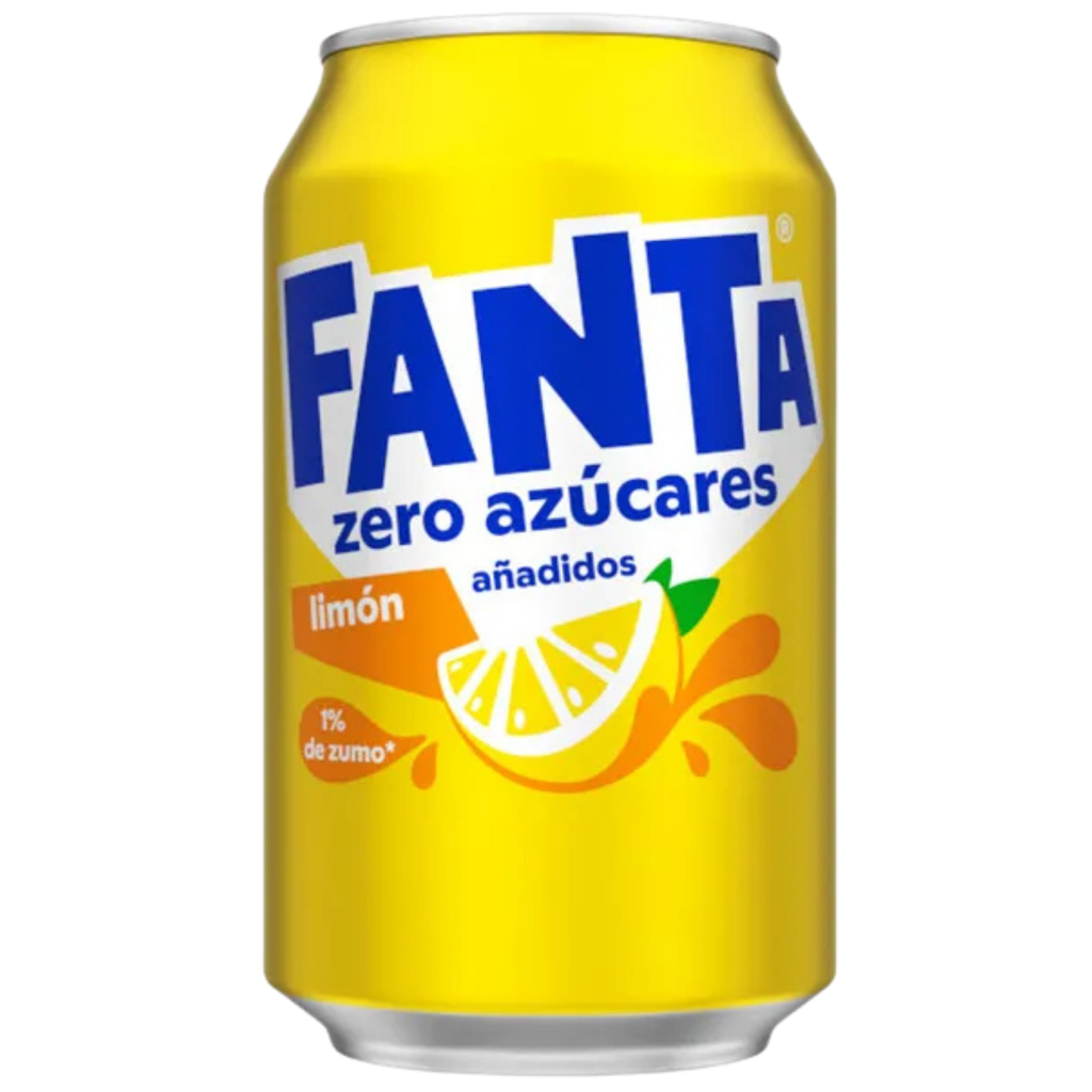 Fanta De Limón Zero 33cl 24 Unidades