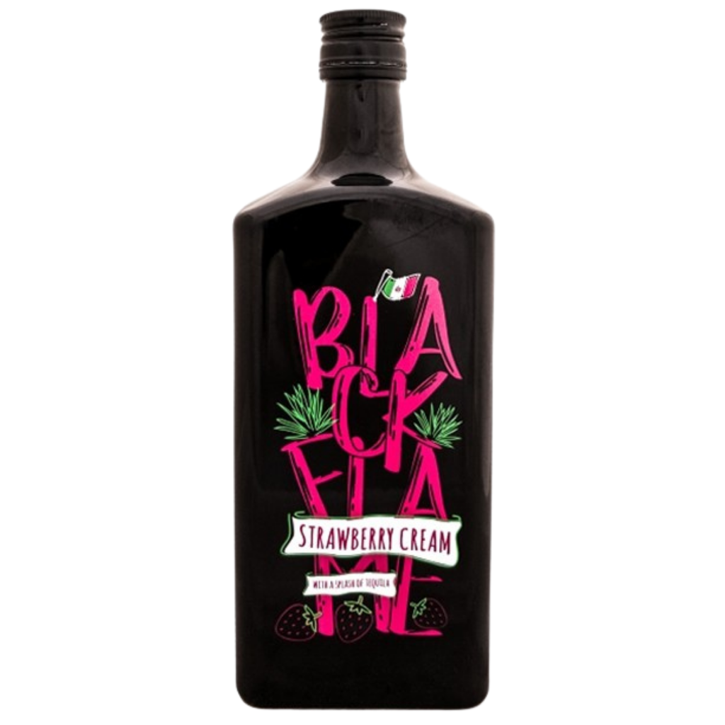 Crema De Tequila De Fresa Black Flame 70cl