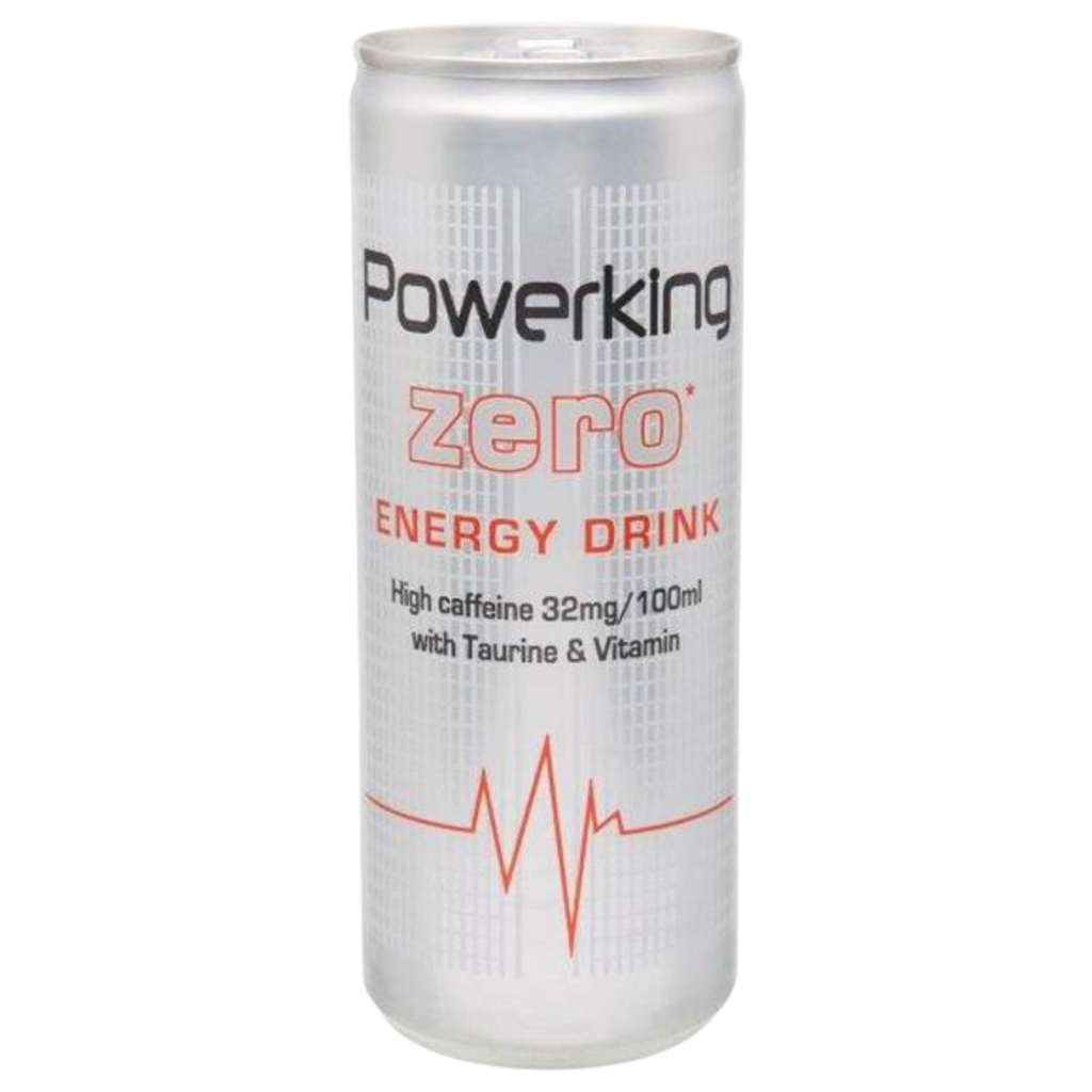 Power King Zero Energy Drink 25cl 24 Unidades