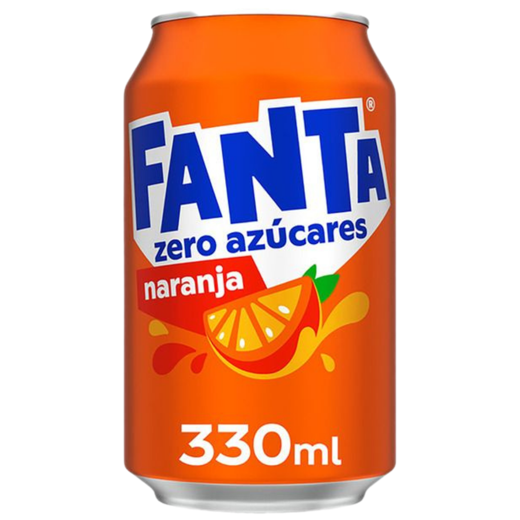 Fanta De Naranja Zero 33cl 24 Unidades