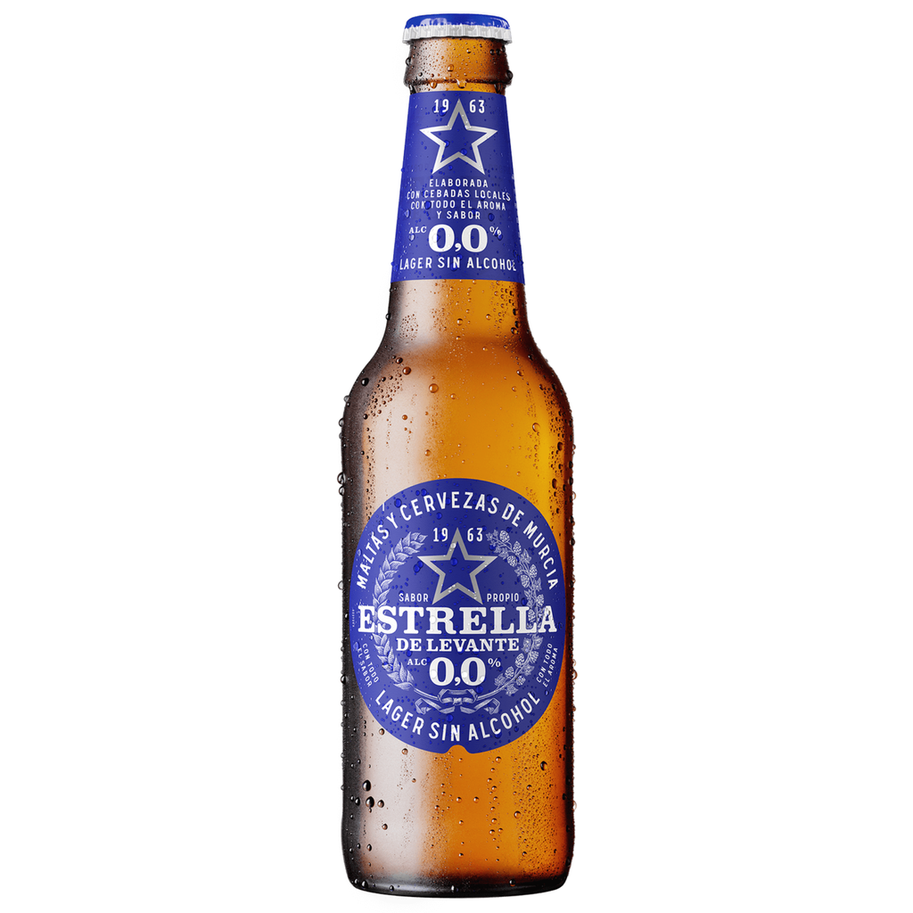 Cerveza Estrella De Levante 0,0 Botella 25cl 24 Unidades