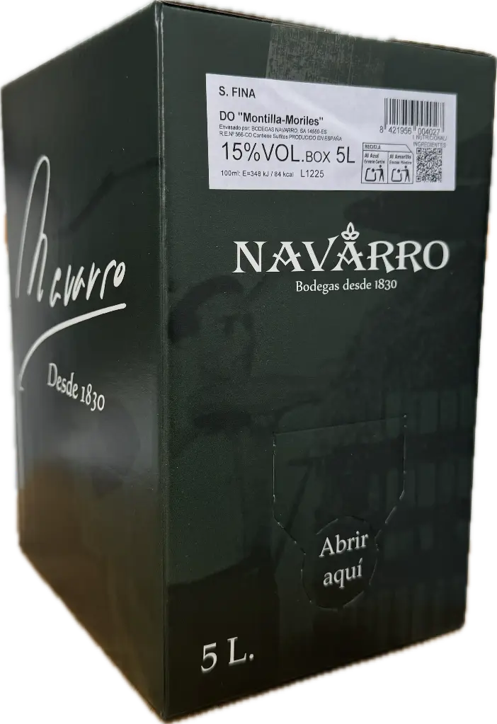 Solera Fina Montilla-Moriles Bag In Box 5 Litros