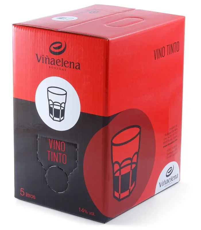 Vino Tinto Bag In Box Viña Elena 5L