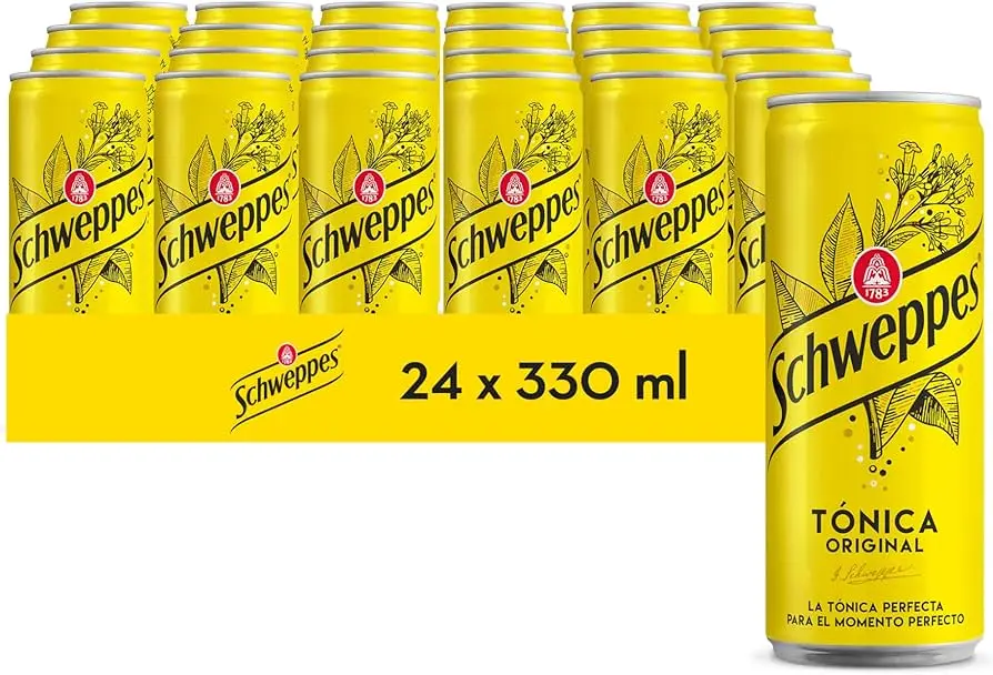 Tónica Schweppes Original Lata 33cl 24 Unidades
