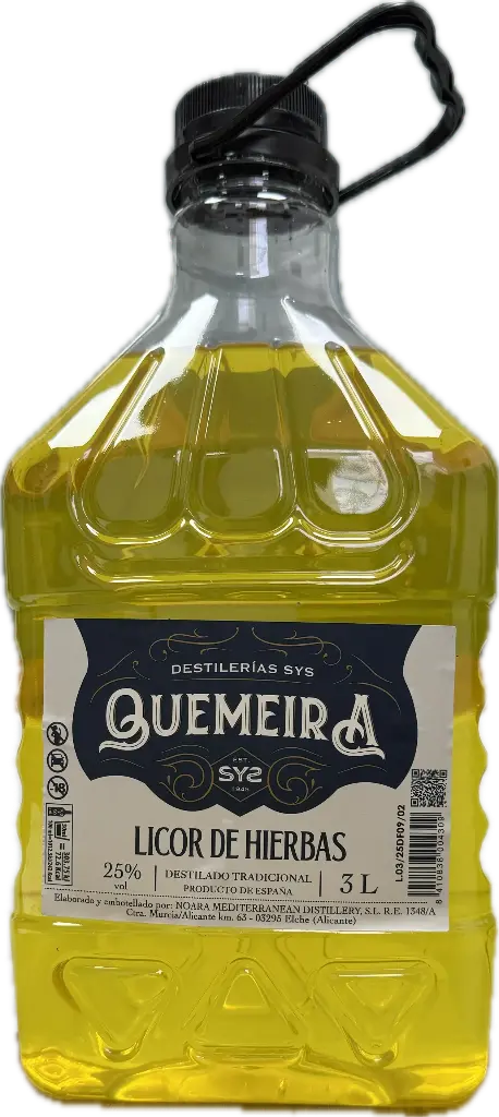 Orujo Hierbas Quemeira 3L