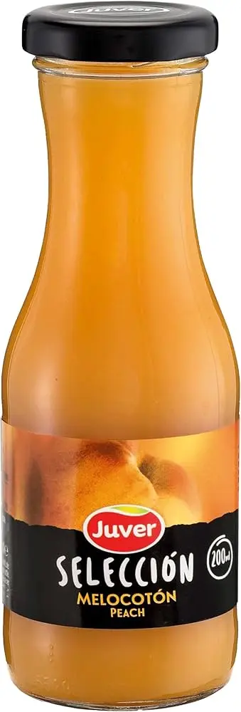 Zumo Melocoton Juver Cristal 20cl 24 Unidades