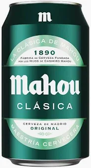 Cerveza Mahou Clasica Lata 33cl 24 Unidades