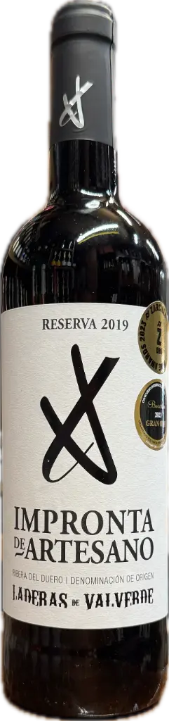 Laderas De Valverde Impronta De Artesano Reserva 2019 75cl