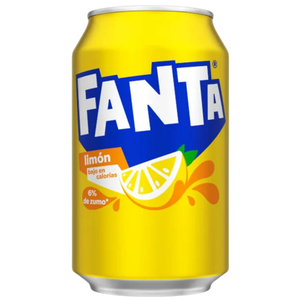 Fanta De Limón 33cl 24 Unidades