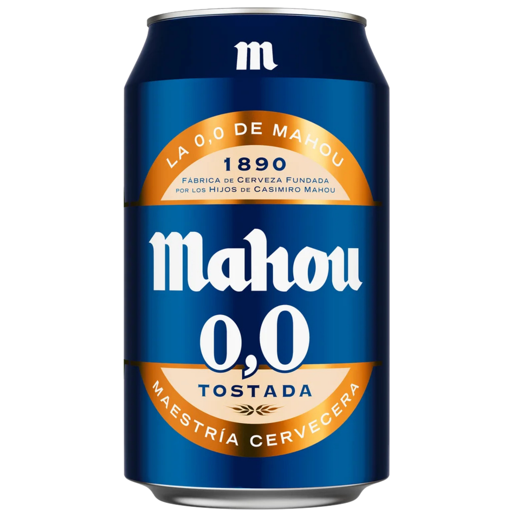 Cerveza Mahou 0.0 Tostada Lata 33cl 24 Unidades