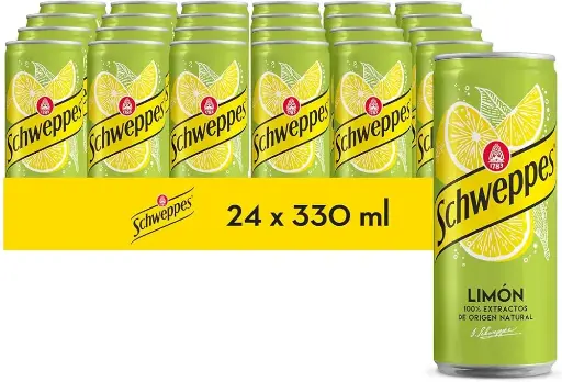 Schweppes Limón Lata 33cl 24 Unidades
