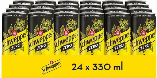 Tónica Schweppes Zero Lata 33cl 24 Unidades