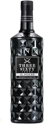 Vodka Three Sixty Black 70cl