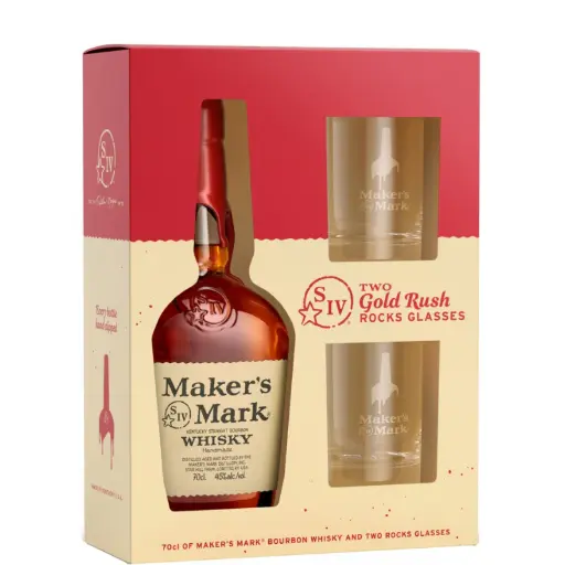 Whisky Makers Mark 70cl + 2 Vasos